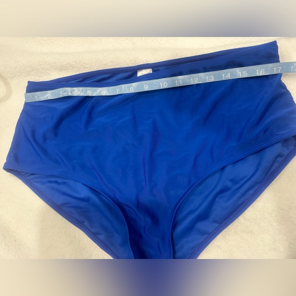 Plus size blue bikini tassel fringe set 2 pieces size 2X festival boho - Picture 4 of 6